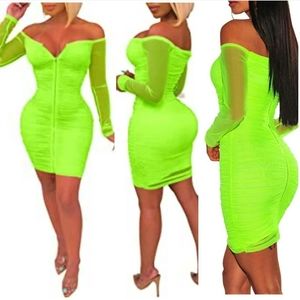 Nwot green dress